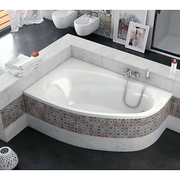 Ванна акриловая EXELLENT Kameleon 170х110 см левая без ножек WAEX.KML17WH