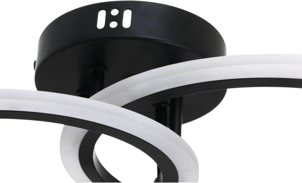 Люстра потолочная Sensio Nicca 30 Вт черный LS-2716B-30W