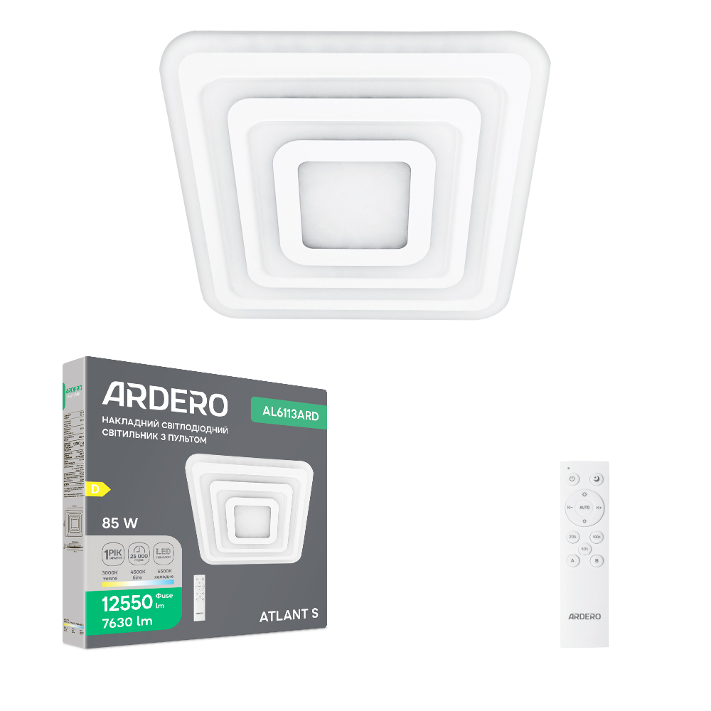 Світильник світлодіодний ARDERO білий 3000-6500 К AL6113