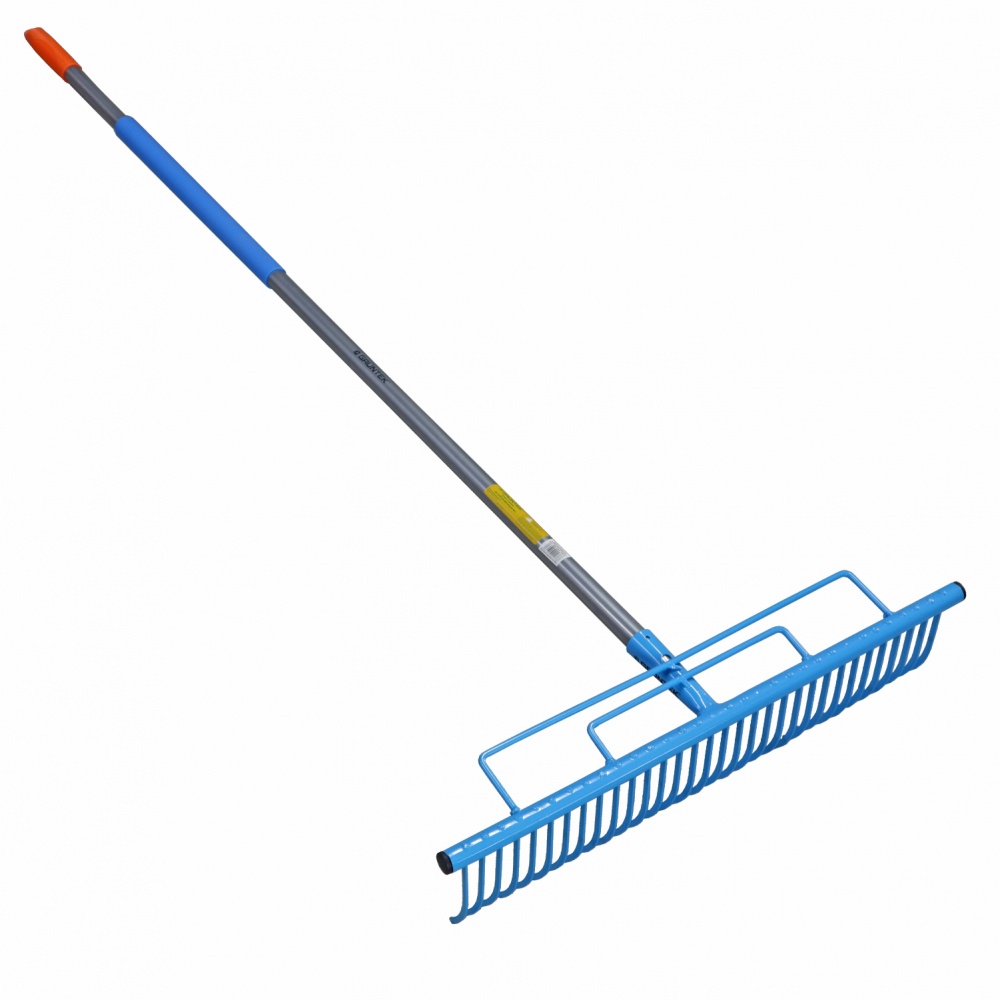 Грабли зубчатые Gruntek RR-600/140S 32 зубца (с ручкой)