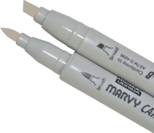 Маркер двусторонний Marvy 1900B-S 22191012T серый 
