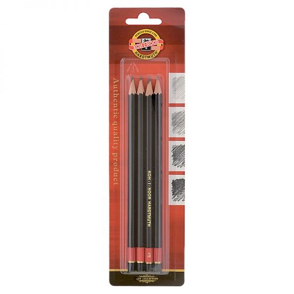 Карандаши графитные 4 шт. mix 42653 Koh-i-Noor