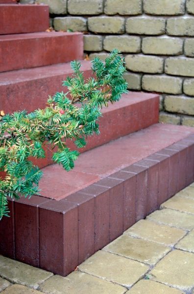 Бордюр для газону Золотой Мандарин фігурний квадратний коричневий 500 x 250 x 80 мм.