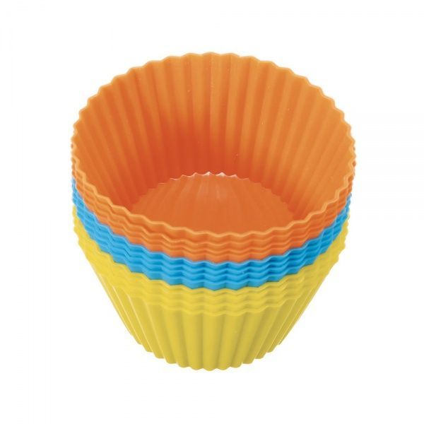 Форма силіконова для випічки кексів Корзинка 7 см 12 шт. MYS