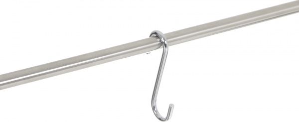 Полка UP! (Underprice) для рейлинга набор 16 предметов серебряный