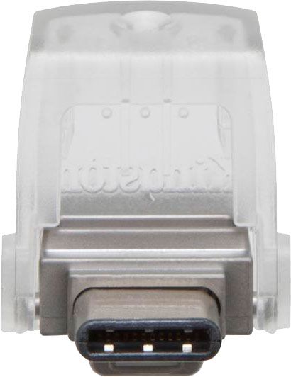 Флеш-пам'ять USB Kingston DataTraveler microDuo 3C 128 ГБ USB 3.1 silver (DTDUO3C/128GB) 