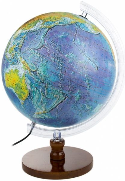 Глобус физический лакированный с подсветкой Інститут передових технологій