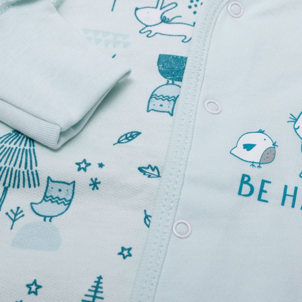 Комбинезон унисекс Фламинго р.56 ментоловый 365-007 