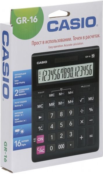 Калькулятор GR-16-W-EP Casio