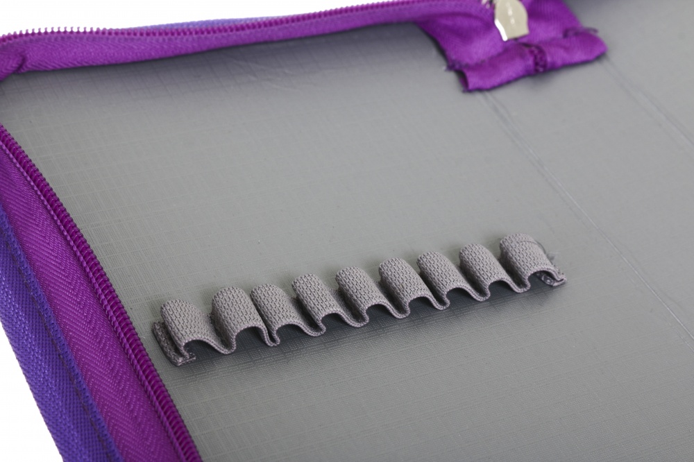 Пенал школьный Cats Nota Bene фиолетовый с рисунком