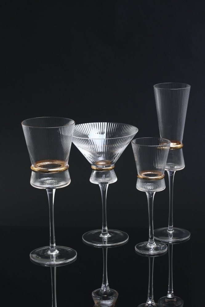 Бокал для коктейля Fiora Golden Ring стекло 325 мл 1 шт.