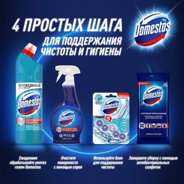 Універсальний засіб Domestos Свіжість Атлантики 2 л