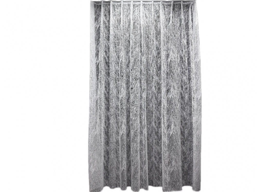 Тюль Елка белый мрамор с утяжелителем 300х270 см Velvet House