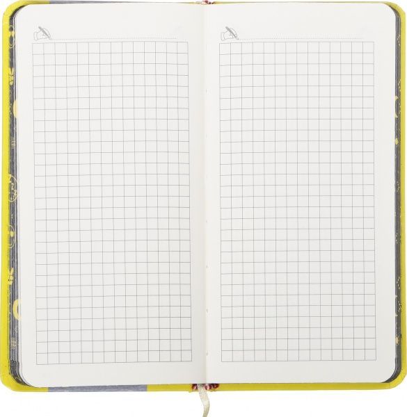 Книга для записей Гений 128 страниц желтая Smiley