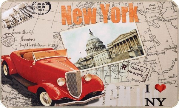 Коврик New Way Velvet DD-20 45x75