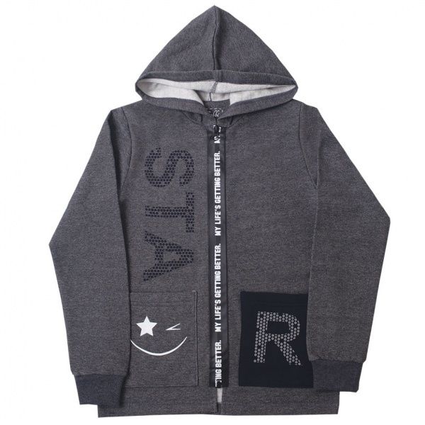 Куртка дитяча Габбі р.122 антрацит KR-18-18 