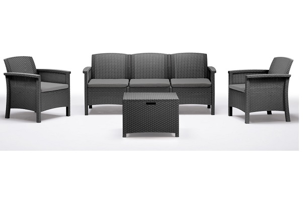 Комплект меблів Bica Venezia 3 сірий 9168.4