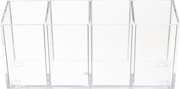 Органайзер для косметики Luna 22x6,7x9,8 см прозорий 