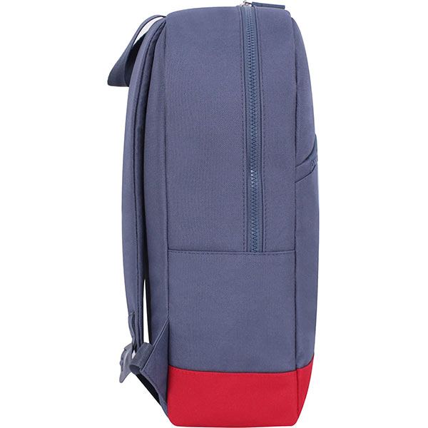 Рюкзак молодежный Bagland Amber серый/красный (10466)