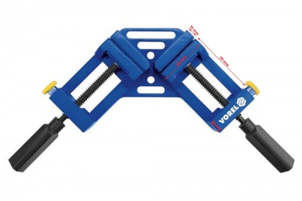 Струбцина Vorel 65 мм 90° 38751