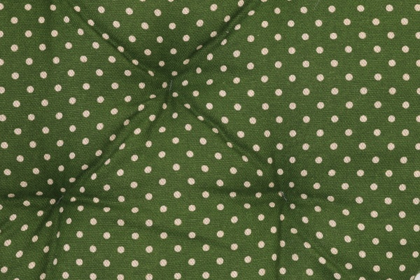 Подушка на стул Lucy Зеленый горошек D40 см La Nuit