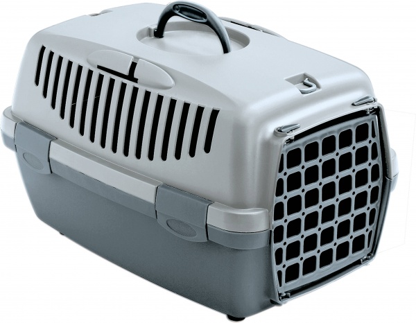 Переноска Stefanplast Gulliver 1 48х32х31 см пластиковые двери (светло-бирюзовый/сине-стальной)