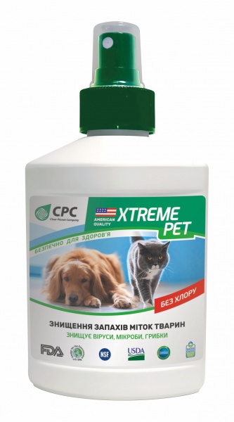 Засіб Xtreme для знищення запахів та міток тварин PET 250 мл