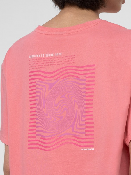 Футболка 4F 4FSS23TTSHF344-54S р.L рожевий