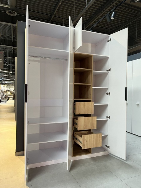 Шкаф Світ Меблів Toronto дуб артизан/белый 