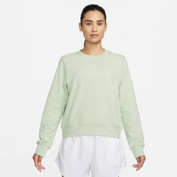 Свитшот Nike W NK ONE DF CREW LBR FB5125-343 р.S зеленый