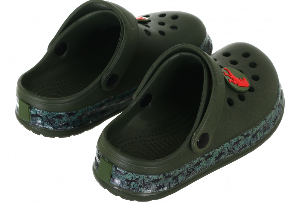 Сабо унисекс Shantou Динозавр р.31 хаки (B009)