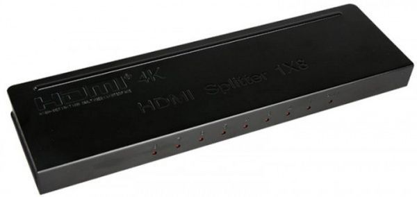 Сплітер PowerPlant (CA911516) HDMI 1X8 V1.4 4K 3D HDSP8-M 