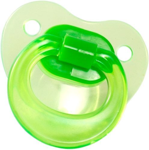 Пустушка Курносики 7038/6-12 зелена