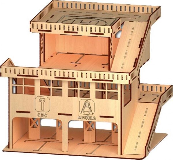 Конструктор Зірка Паркінг для машинок