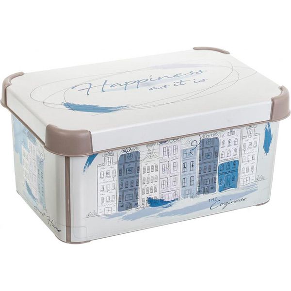 Ящик для хранения Vivendi Happiness S 140x300x200 мм кремовый