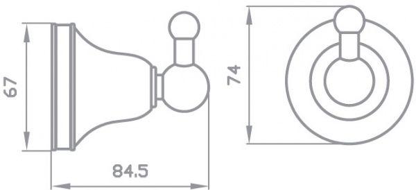 Крючок Aqua Rodos Victoria 7415