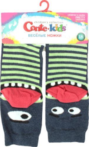 Носки детские Conte-Kids CK Веселі Ніжки 17С-10СП 336 р.18 темный джинс 