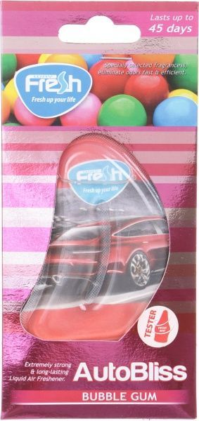 Ароматизатор підвісний FRESHWAY AutoBliss Bubble Gum 8 мл