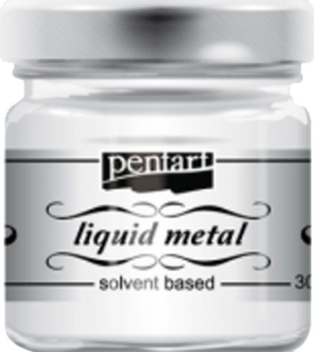Краска серебро 30 мл Pentart