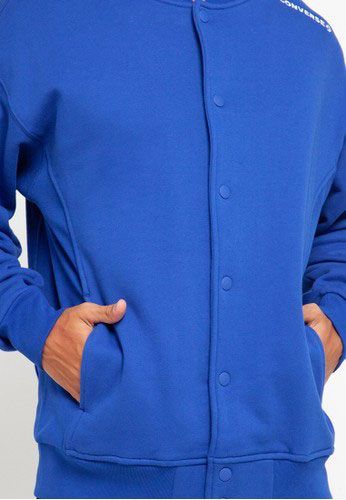 Джемпер Converse TWISTED VARSITY KNIT BOMBER 10018357-430 р. M блакитний