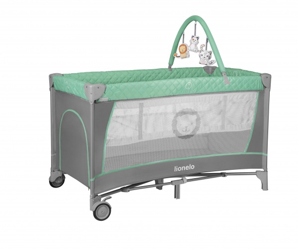 Манеж-ліжко Lionelo Flower turquoise LO.FL03
