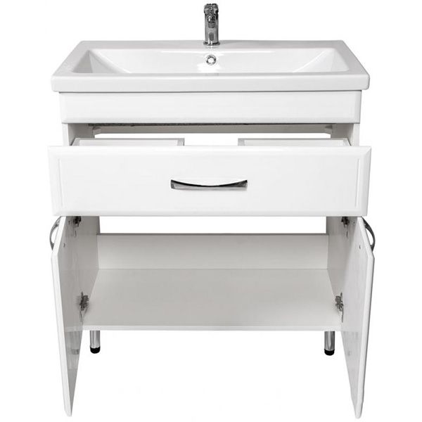 Тумба напольная Aqua Rodos Декор 80 с умывальником