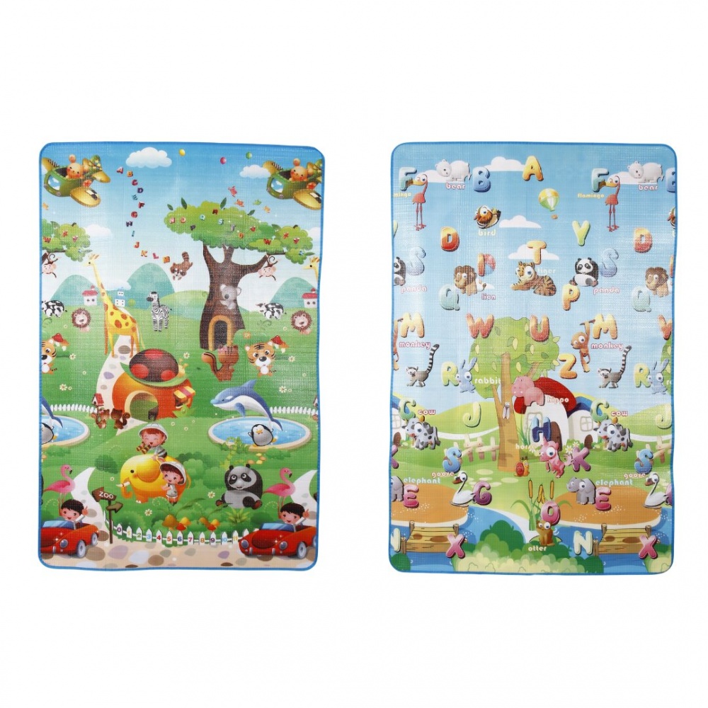 Игровой коврик Lindo Звери 180х120 см F 1011