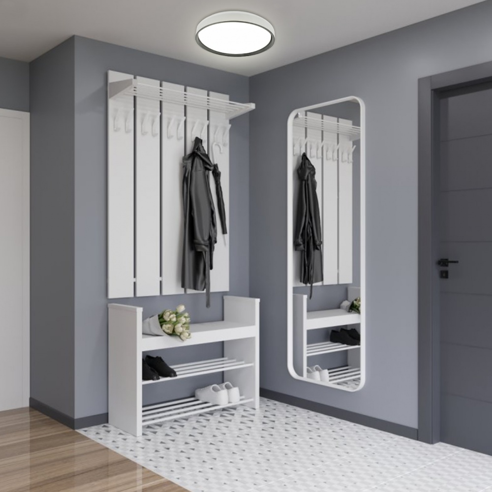 Світильник настінно-стельовий Eurolamp 48 Вт білий LED-SL-48W-T25(white)