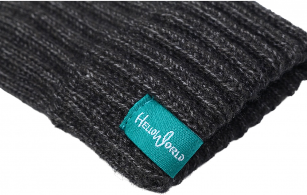 Рукавицы HW для мальчиков р.14-16 /темно-серый