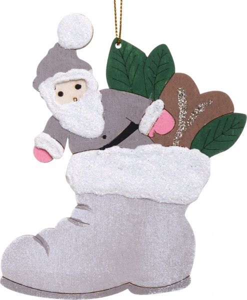 Підвіска Миколай в чобітку 11,5 см 