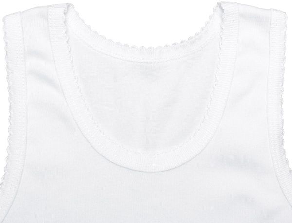 Майка для девочек Фламинго р.140 белый 302-1006 