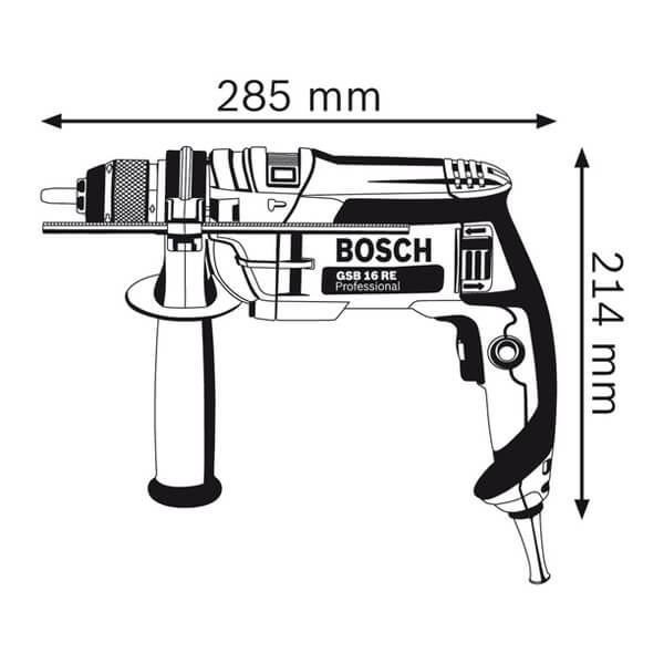 Дрель ударная Bosch Professional GSB 16 RE 060114E501