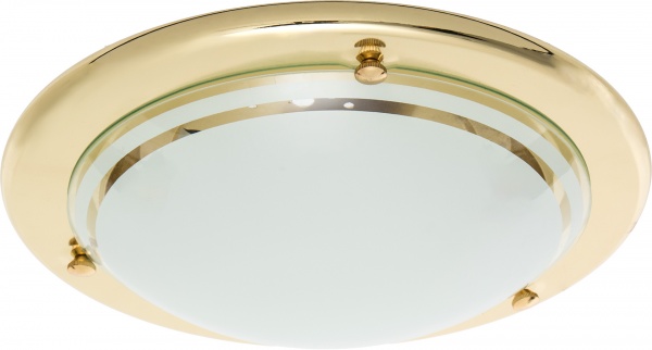 Світильник настінно-стельовий Laguna Lighting Circle 1x60 Вт E27 золото 83811-01 