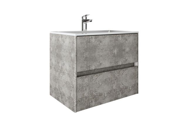 Тумба підвісна Грейд Preference N2 80 МДФ базальтлофт під ум. Амальфі 80